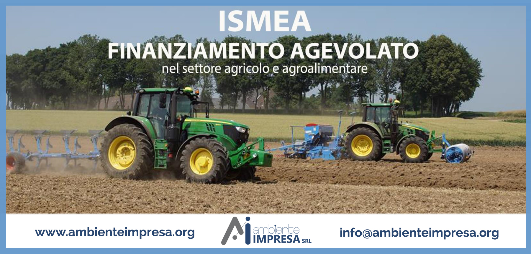 ISMEA INVESTE - Finanziamento Agevolato nel settore agricolo e Agroalimentare - Ambiente Impresa srl - Cagliari - Bandi Nazionali