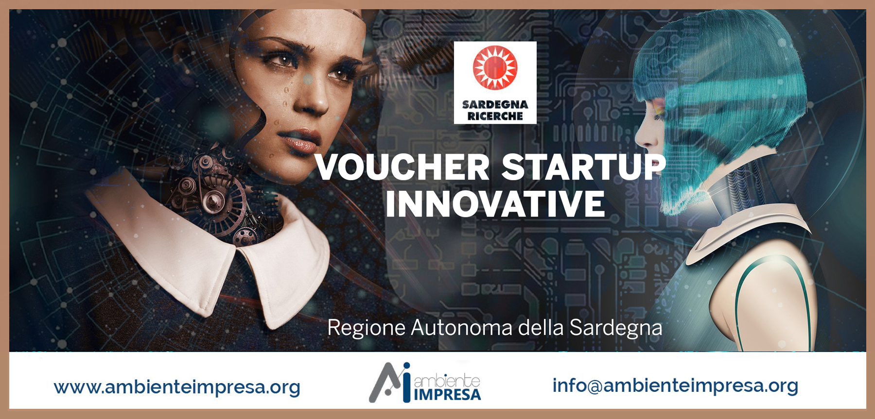 Voucher Startup - SARDEGNA RICERCHE - Incentivi per la competitività delle  STARTUP INNOVATIVE - 2022 - Ambiente Impresa srl - Cagliari