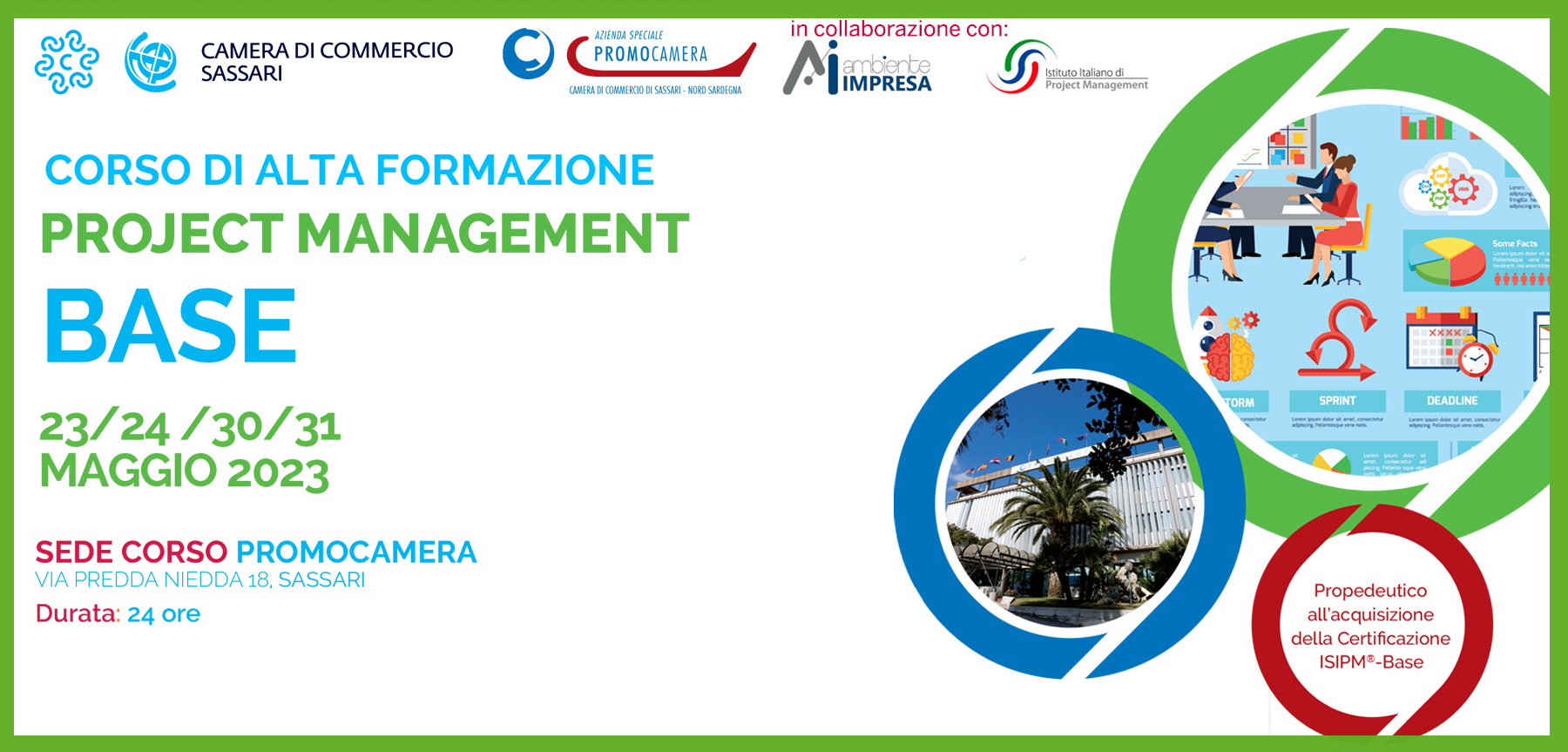 Project Magement Base MAGGIO 2023 Promocamera Sassari - Ambiente Impresa srl - Cagliari