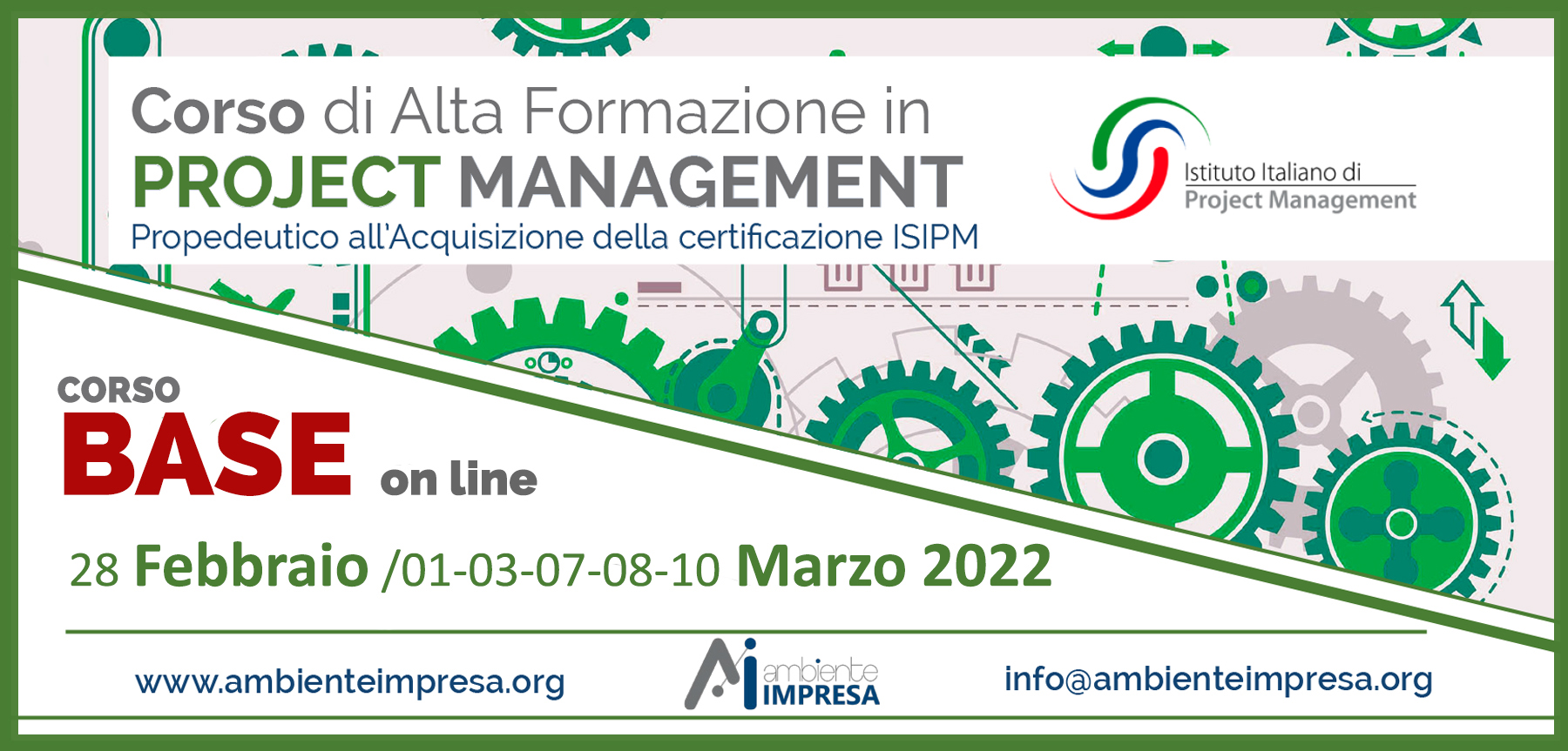 project magement base sito marzo online