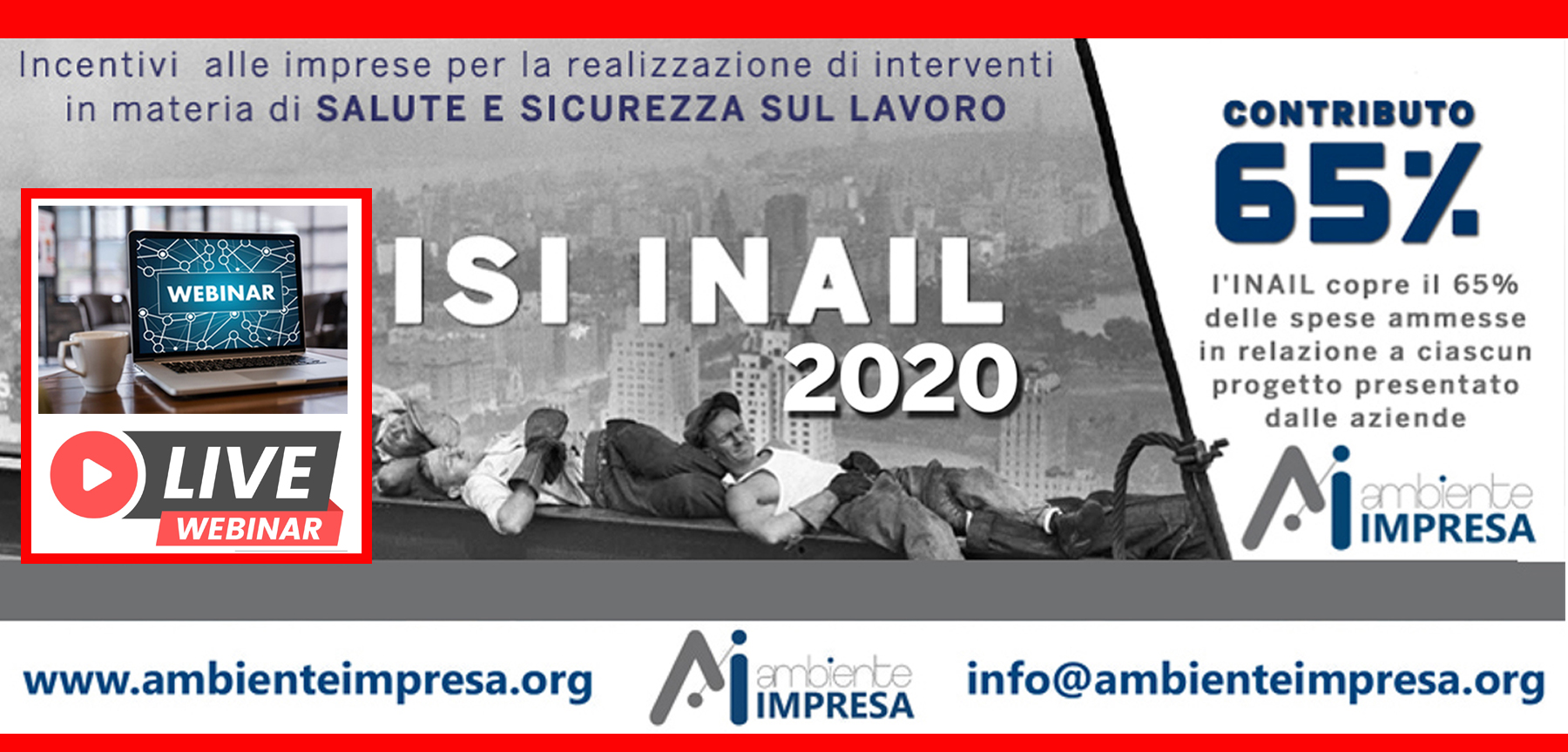 ISI INAIL 2020 - Webinar - Ambiente Impresa
